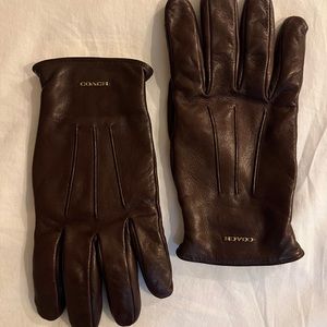 Coach Tech Leather gloves